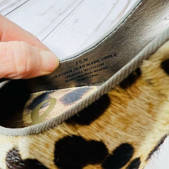 Sam Edelman Frances Leopard Glitter Block Heel Pump Size 8.5 - Picture 6 of 10